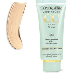 Coverderm CC Crème Voor Gezicht SPF 25 / CC Crème voor het Gezicht SPF 25 Licht Beige 40 ml