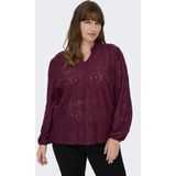 ONLY CARMAKOMA - CARLUZIA V-Neck Blouse - Dames - Blouses