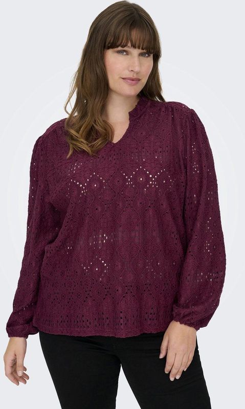 ONLY CARMAKOMA - CARLUZIA V-Neck Blouse - Dames - Blouses