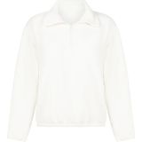 Hunkemöller Sportieve fleece top met rits Wit XS