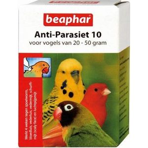 Beaphar Anti-Parasiet 10 - Vogel 20-50 gr - 2 pipetten