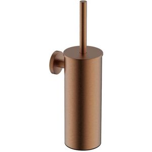 Saqu Nemo toiletborstel met houder 9,2x12x35,2cm geborsteld brons koper