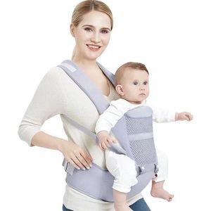 Gran Vida® - Draagzak - Ergonomisch - Comfortabel - Extra Opbergmogelijkheden - Grijs