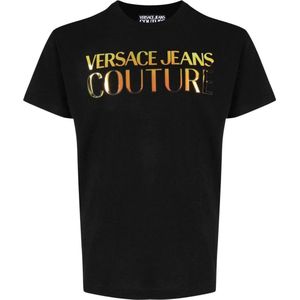 Versace Jeans Couture - T-Shirt - Zwart - Logo Foil