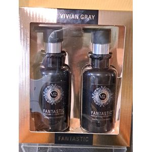 luxe geschenk set handzeep - handlotion - zwart - goud - kerst - verjaardag - leuk geschenk - vader dag - moeder dag