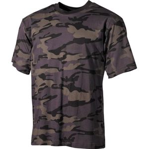 MFH US T-Shirt - korte mouw - Combat camo - 170 g/m² - MAAT M