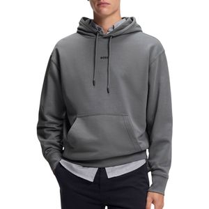 Hugo Boss - Sweatshirt - Grijs - Heren - Katoen