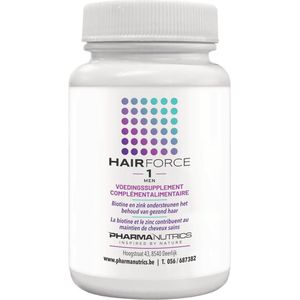 Hair Force 1 (Men) PharmaNutrics - Complete Haarformule Voor Mannen tegen Haaruitval (120 caps)