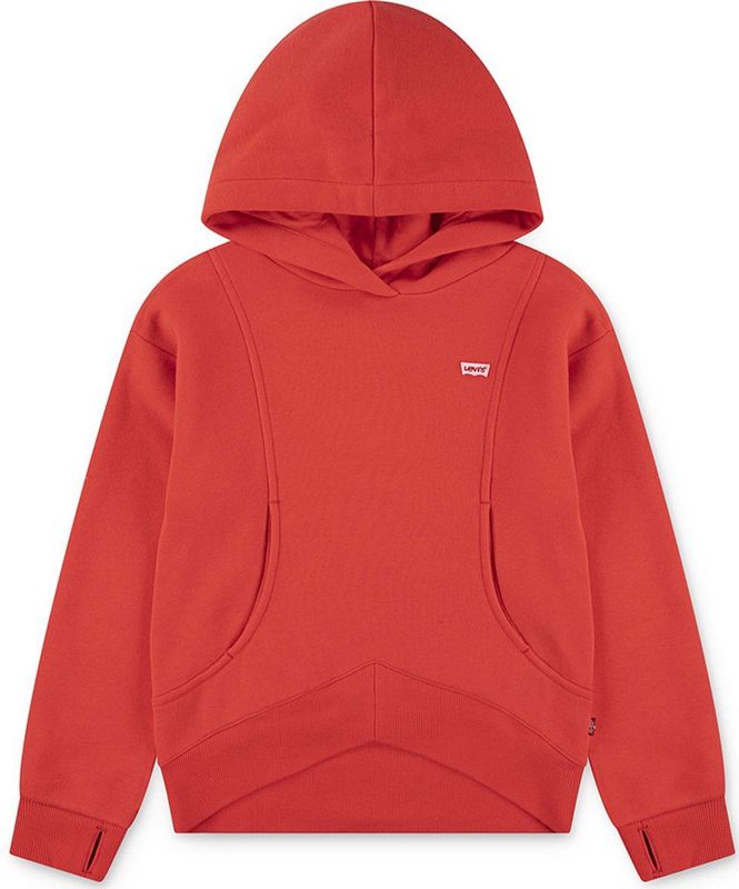 Levi's - LVG BATWING PATCH HOODIE - Poppy Red - Hoodie