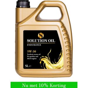 Motorolie | Solution Oil Endurance 5W30 | 5 Liter | Brandstofbesparende Motorolie