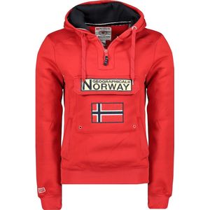 Geographical Norway Hoodie / Pullover Gymclass Men Hz 100 Db Bs Red-S