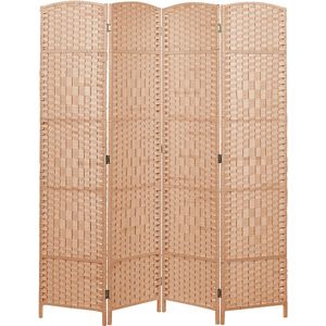 Beliani - Lappago - Kamerscherm - Natuurlijk - Papier