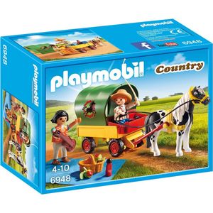 PLAYMOBIL  Picknick met ponywagen - 6948