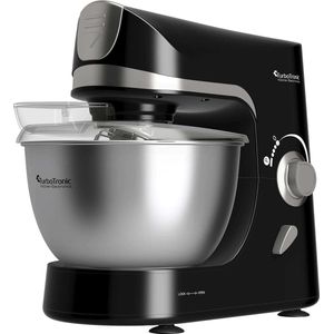 TurboTronic TT-002 Pro-Mix Keukenmachine - Foodprocessor - Staande Keukenmixer- keukenrobot- 5 Liter - 2000W - Zwart