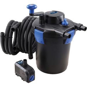Drukfilterset met UV-C lamp voor vijvers tot 5000 liter – 1500 l/u efficiëntie
