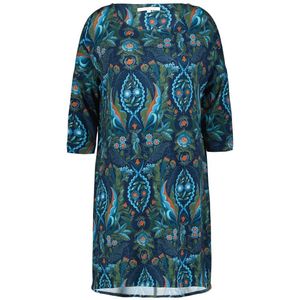DIDI Dames Loose dress Easy Blue Pintura print maat 40