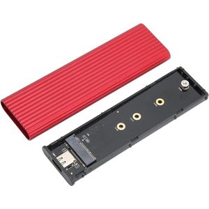 Externe SSD-behuizing voor M.2 NGFF SATA-adapter, B Key/B+M Key, rood, Win Xp/7/8