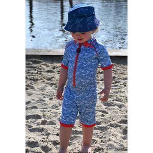 Ducksday - UV-werend zwempakje - voor kinderen - unisex - UPF 50+ - Straya- maat  1 jaar