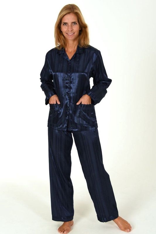 Norman - Sophie - Pyjama - Blauw - Satijn