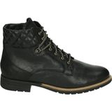 Durea 9731 K - Volwassenen VeterlaarzenHoge sneakersDames sneakersDames veterschoenenHalf-hoge schoenen - Kleur: Zwart - Maat: 40