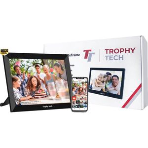 Trophy Tech® 10 inch Frameo Digitale Fotolijst met Wifi – Digitaal Fotolijstje & Fotokader - Met Screenprotector en Schoonmaakdoekje