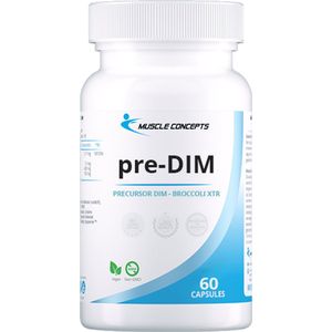 Pre-DIM Supplement - Broccoli & Curcuma Extract - Natuurlijke Hormonale Ondersteuning | Muscle Concepts