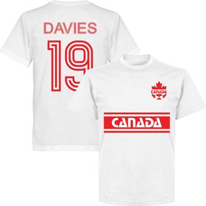 Canada Davies 19 Retro Team T-Shirt - Wit - 3XL