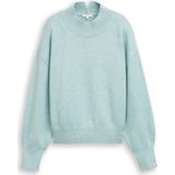 Tom Tailor Oversized gebreide trui met opstaande kraag