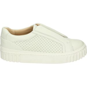 Clarks MAYHILL BAY - Instappers - Kleur: Wit/beige - Maat: 38.5