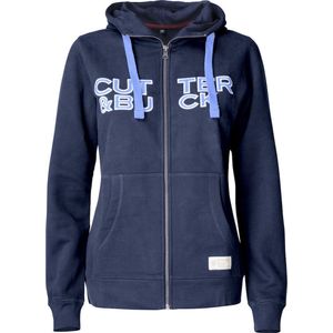 Cutter & Buck Twisp Hood Full Zip Dames 358407 - Dark Navy logo - M