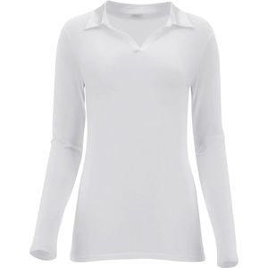 Oroblu Perfect Line Cotton Ondershirt met Polokraag Wit