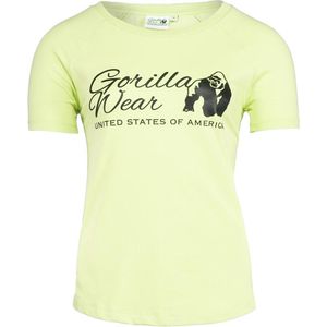 Gorilla Wear Lodi T-shirt - Lichtgeel - XS