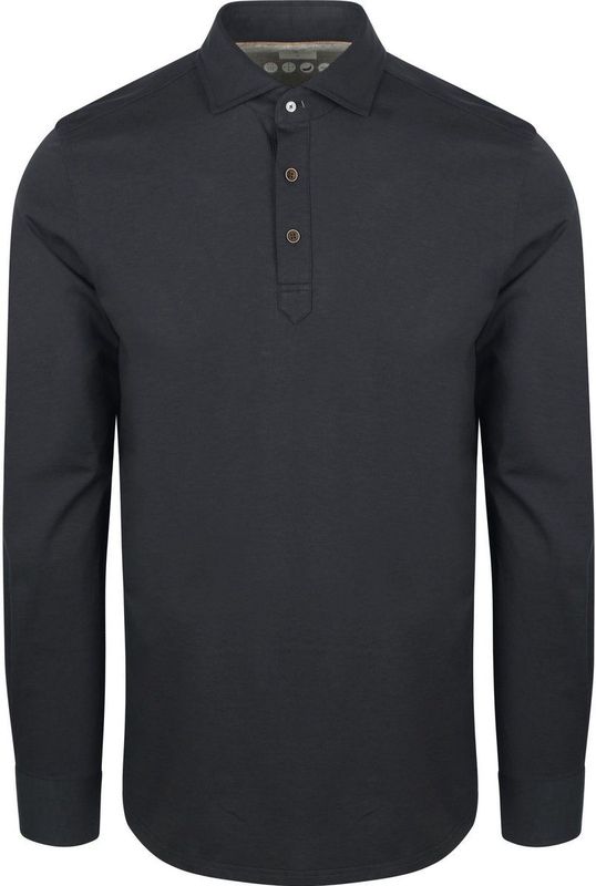 R2 - Camicia Polo Jersey - Donkerblauw - Heren Poloshirt