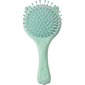 Clayre & Eef Haarborstel Groen Kunststof Kat