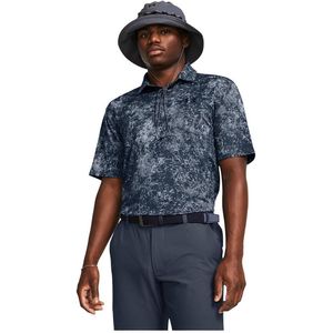 Under Armour Golf Playoff 3.0 Printed Korte Mouw Poloshirt Blauw S / Regular Man