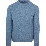 Suitable Trui Donnegal Tweed Eco Wool Blauw - Maat M - Heren - Pullover - Sweater