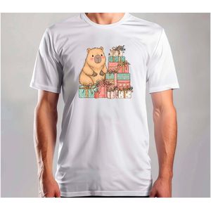 Mistletoe Capy - T Shirt - MerryChristmas - ChristmasVibes - Funny - Sarcasm - VrolijkKerstfeest - Kerstmis - Grappig - Sarcasme - Capybara - Capy