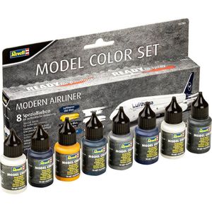 Revell 36203 Model Color - Moderne Civiele Vliegtuig Kleuren - Acryl Set 8x17ml Verf set