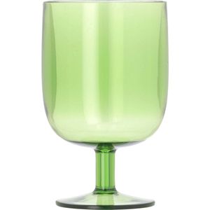 Blokker Wijnglas Kunststof - 30cl - Groen