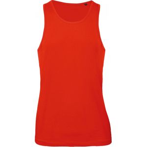 Tank Top Heren M B&C Mouwloos Fire Red 100% Katoen