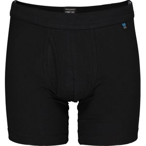 SCHIESSER Long Life Cotton shorts (1-pack) - lang met gulp - zwart - Maat: M