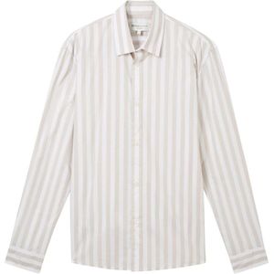 Tom Tailor Overhemd Gestreept Overhemd 1041176xx12 35196 Mannen Maat - XL