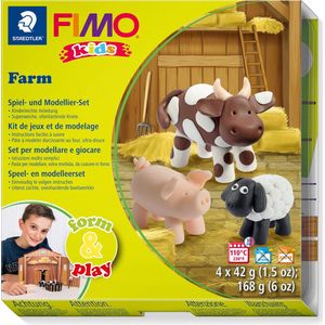 FIMO kids - ovenhardende boetseerklei - Form&Play ""Boerderij