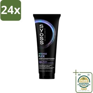 Syoss - Plex - Conditioner - Herstelt Haarbruggen - 250 ml - Voordeelverpakking - 24 stuks - Beschadigd haar - Haarverzorging