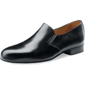 Werner Kern 28016 Lido Heren Dansschoenen zonder veters - Instappers Heren - Zwart Nappa Lamsleer - Suede Zool - Ballroom, Latin, Salsa, Tango - Werner Kern - Zwart - 49 1/3