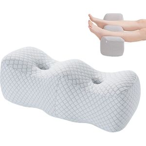Orthopedisch Kniekussen Voor In Bed - Zijslaapkussen - Beenkussen - Volwassenen - Orthopedisch Kniekussen - Wit