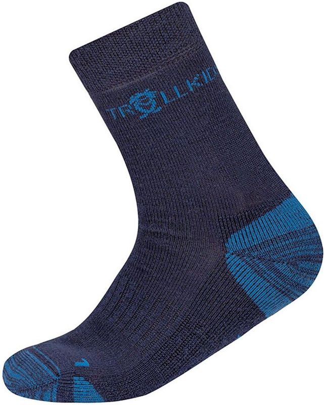 Trollkids - Preikestolen - Wandelsokken - Blauw - Unisex - 2 Paar