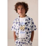 Sissy-Boy - Overhemd - Wit - Korte Mouwen - Met Print