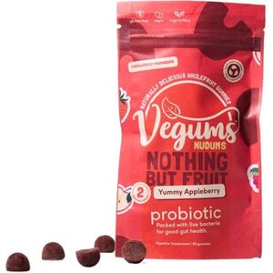Vegums - Nothing But Fruit Probiotic Gummies - 30st