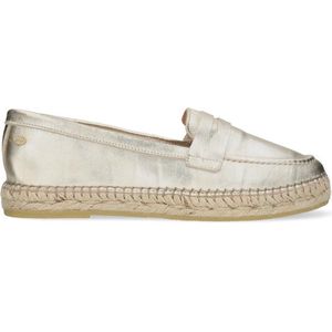 Fred De La Bretoniere - Gouden Espadrilles - Leer - Dames - Met Loafer Accenten